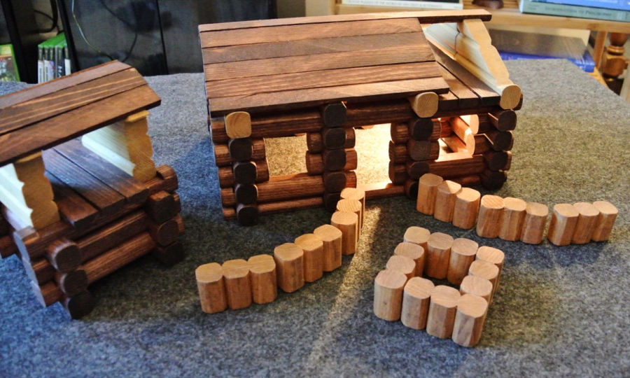 how to make lincoln logs
